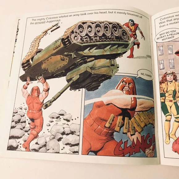Vtg 1993 Random House Marvel X Men  To Stop A Juggernaut Comic Book - Picture 13 of 15